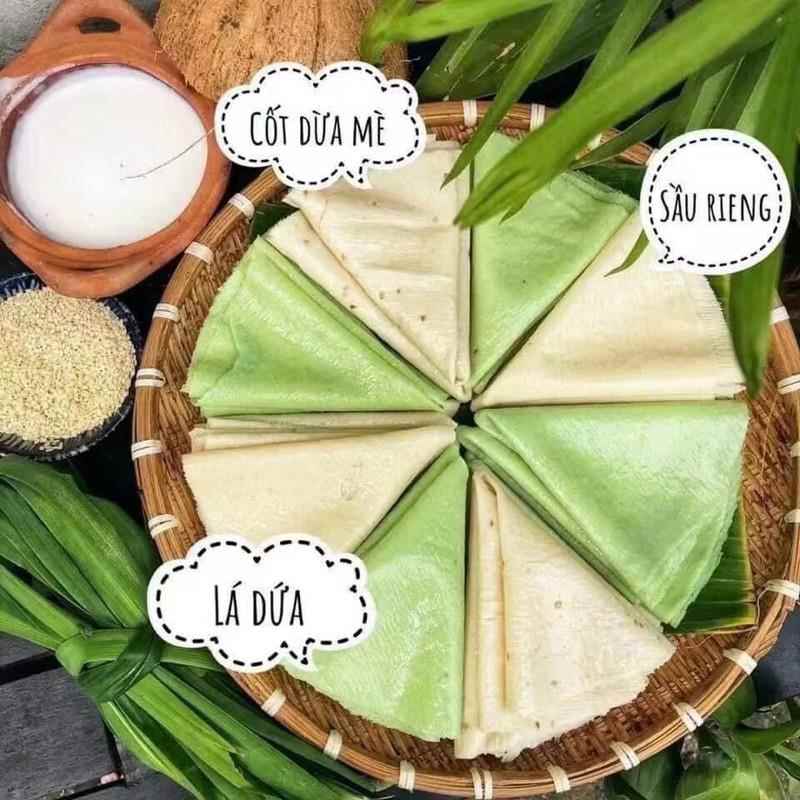 越南牛奶米纸即食水果绿色零食椰子斑斓榴莲椰子牛奶日常解馋零食