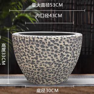 高档鱼景德镇陶瓷鱼缸大号客厅养盆户外鱼缸莲荷睡花缸庭院老特式