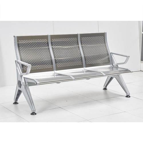 医院机场等候椅铝合金长椅靠背椅公共排椅三人多人等待椅靠背排椅