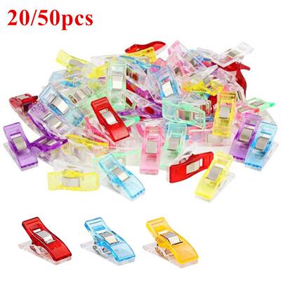 20/50 Pcs Multicolor Sewing Clips Patchwork Craft Clips Fabr