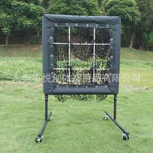 批发九宫格棒球练习网投掷网垒球训练网手球移动式沙包丢投目标网