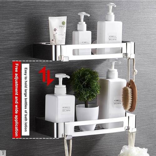 bathroom accessories wall shelf organizer sucker
