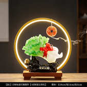 财如意白菜招财礼品新店百装 饰工艺陶瓷开业福百聚大小财创意品玉