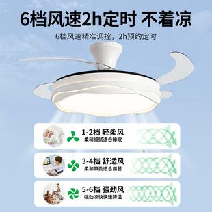 卧灯781室风扇卧灯主书房间电隐扇吸顶灯形餐桌餐厅吊扇具47L