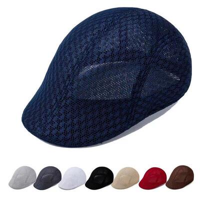 BIGWIG Men's Mesh Cap — Breathable Summer Newsboy Hat