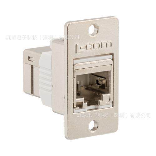 L-COM ECF504-SC6A-DC 超6类/7类面板安装耦合器套件 屏蔽 现货