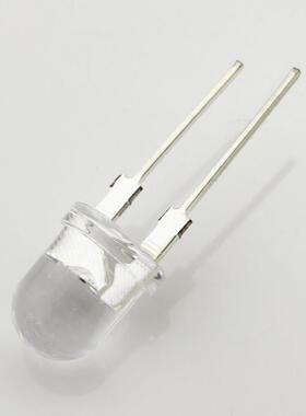 0.5w瓦8mmf8圆头聚光红光蓝绿光黄光白色超高亮led灯珠发光二极管