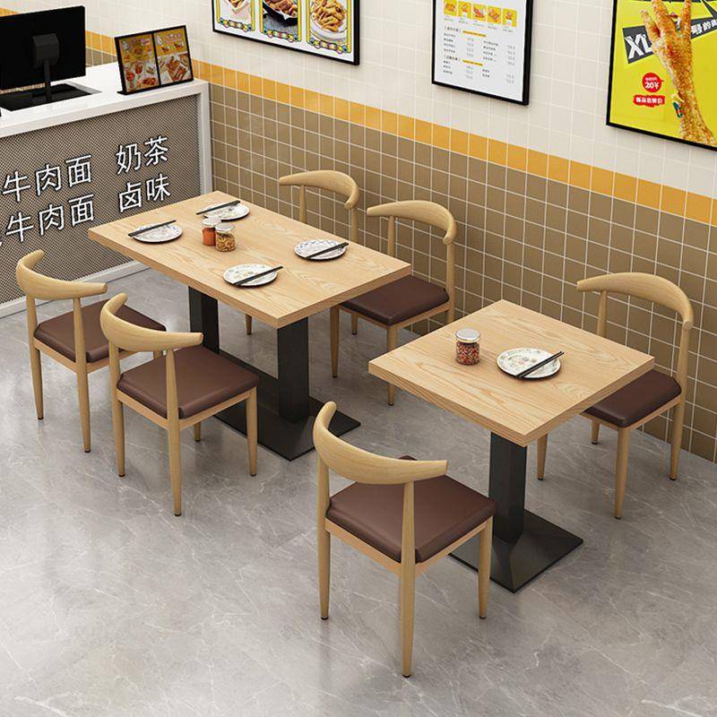 商用餐饮桌学校食堂甜品店麻辣烫快餐店烧烤面馆小吃奶茶早餐餐桌