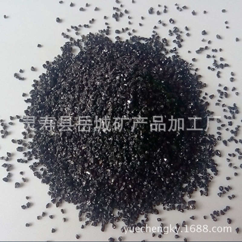 供应多肉铺面石黑金沙 水族鱼缸造景底砂观赏虾孔雀鱼黑金砂
