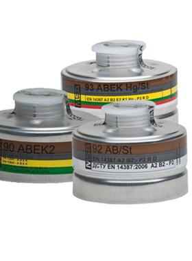 梅思安 10115188-CN 原D1061000滤毒罐A2-P2防有机蒸气和粉尘滤盒