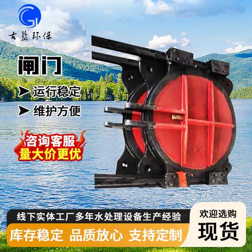 闸门农田水库河道渠道机闸一体式双止水闸门利管道污水处理