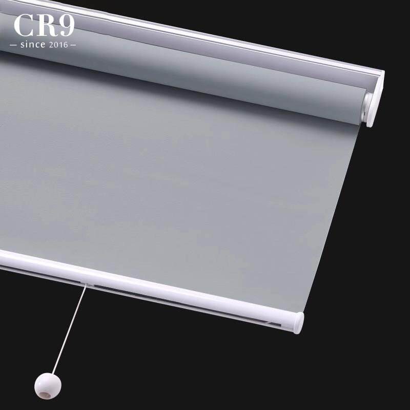 CR9弹簧自动升降卷帘窗帘办公室遮阳遮光化妆室浴室厨房防水拉帘