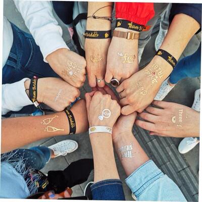 10/20pcs Bridal Team Temporary Tattoo Bachelorette Party Hen