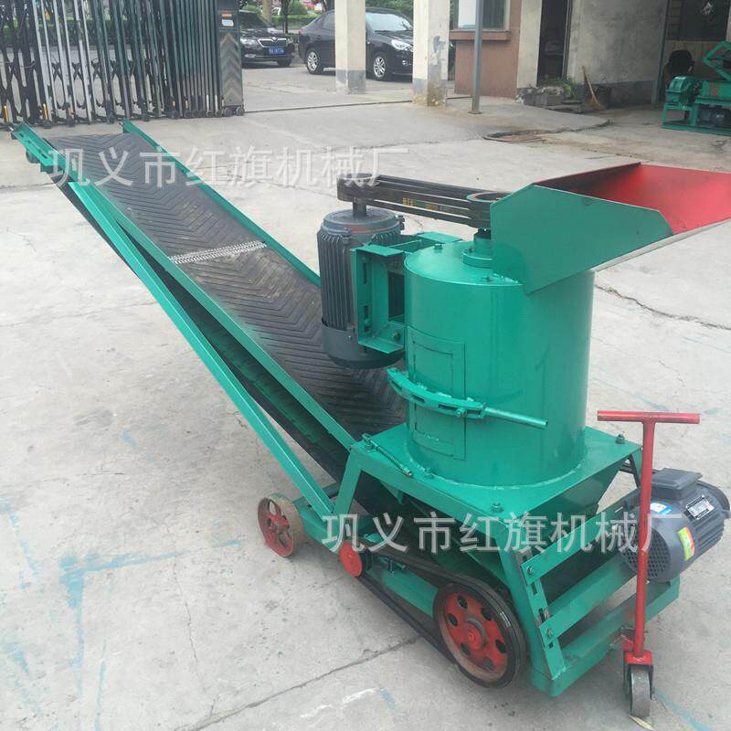 厂价供应移动式粉煤机小型煤矸石干湿粉碎机黏土粉碎输送一体机