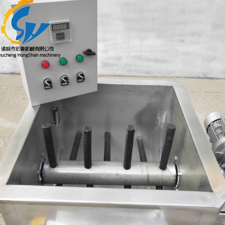 家禽浸烫锅 60型鸭烫毛机屠宰设备 厂家供应浸烫池鸡鸭鹅烫毛机械