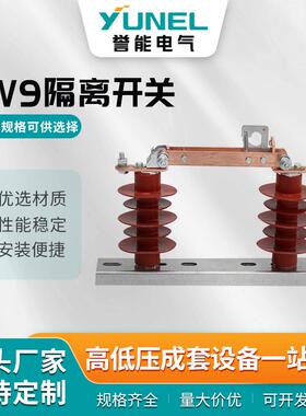 GW9隔离开关户外高压隔离开关陶瓷隔离开关10KV硅橡胶开关