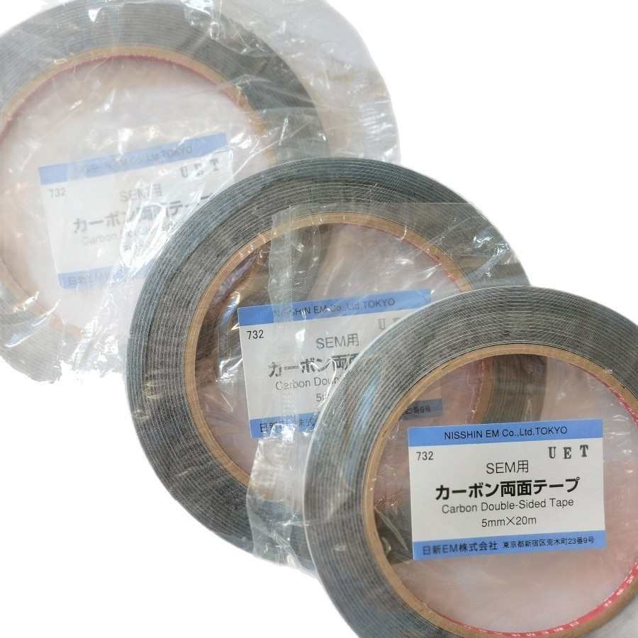 日新胶带731导电碳胶带，5mm*20m日新胶带，双面碳胶带732