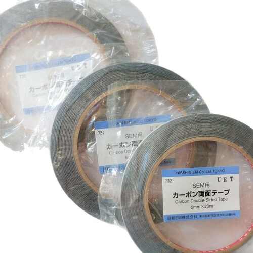 日新胶带731导电碳胶带，5mm*20m日新胶带，双面碳胶带732