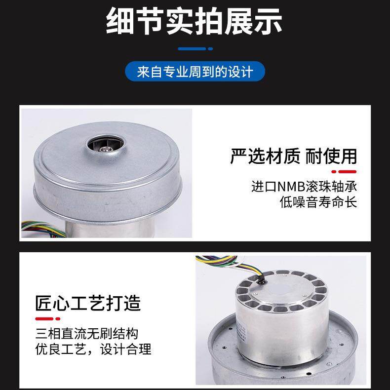 微型流无刷高尘压大风直量吸机器BNM播种机机械设备用鼓风吸尘器