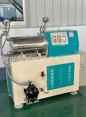 供应式砂磨机陶瓷卧砂机不SK-HB-02锈钢卧磨式砂涂料磨砂磨机