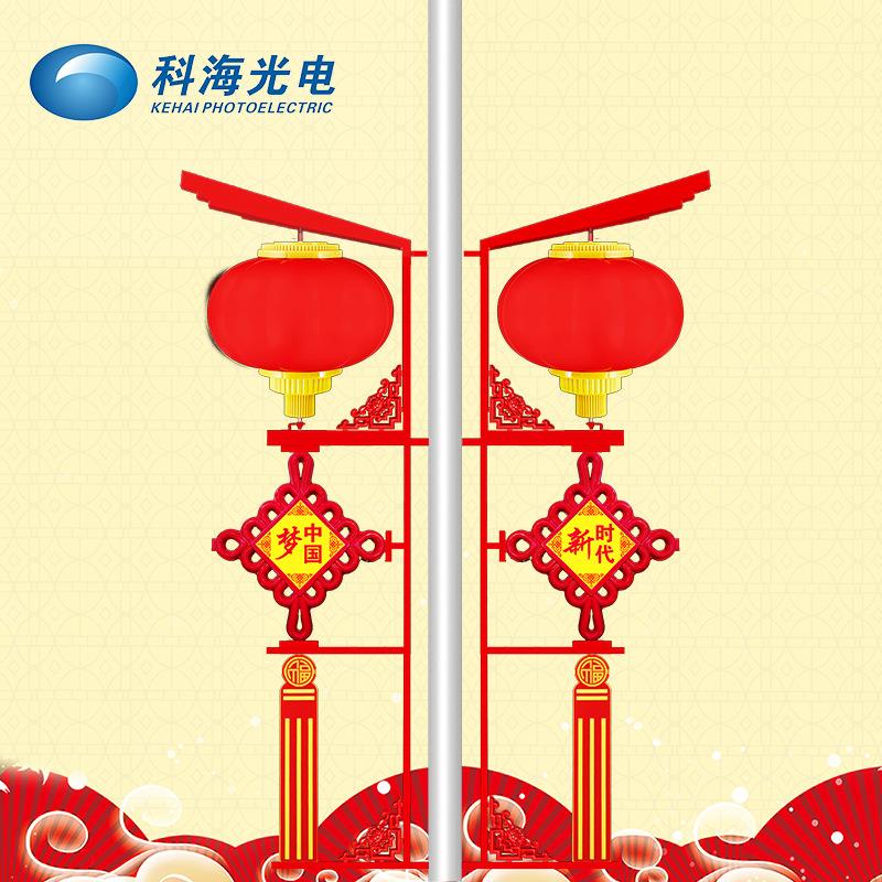 led户外中国结景观灯厂家中国红喜庆公路LED灯笼创意灯具路灯