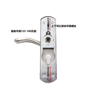 卧室门锁室内家用通用型房门木门锁具免改孔可调节门把手手柄执手