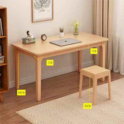IL橡实木书桌622学生学习桌家用写字台榉木木简工作电脑桌送约货