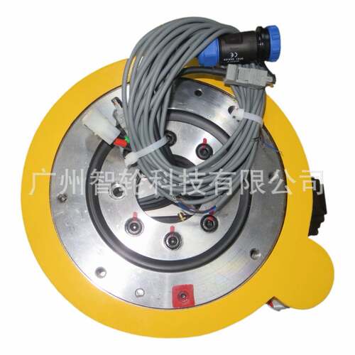 智轮厂家直销AGV自动导航搬运车驱动轮卧式舵轮单轮承载1吨