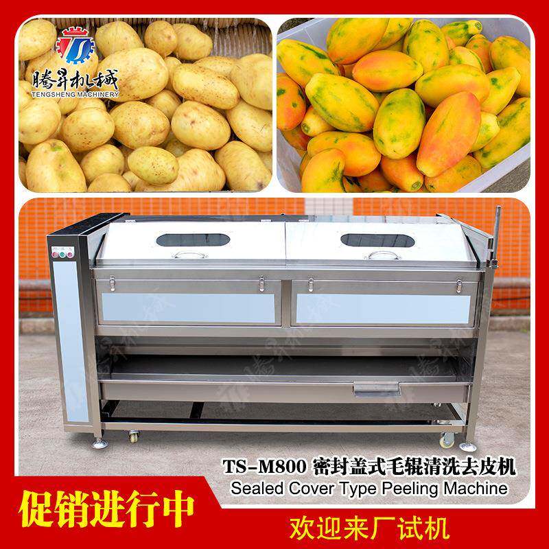 大姜 胡萝卜清洗机 芋头 莲藕 红薯 生姜毛棍去皮马蹄清洗 洗姜机