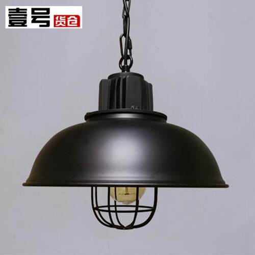 工业风复古吊灯个性创意铁艺酒吧吧台餐厅吊灯单头咖啡厅怀旧灯具