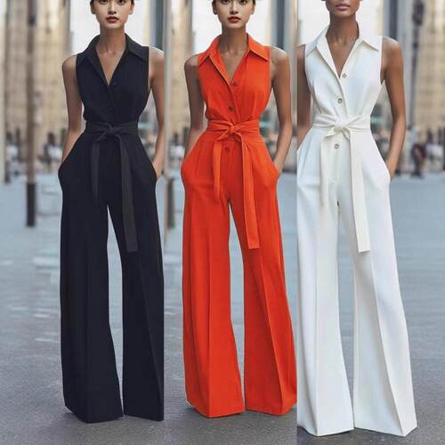 Women's 2026 New Summer Urban Fashion Sleeveless Pockets