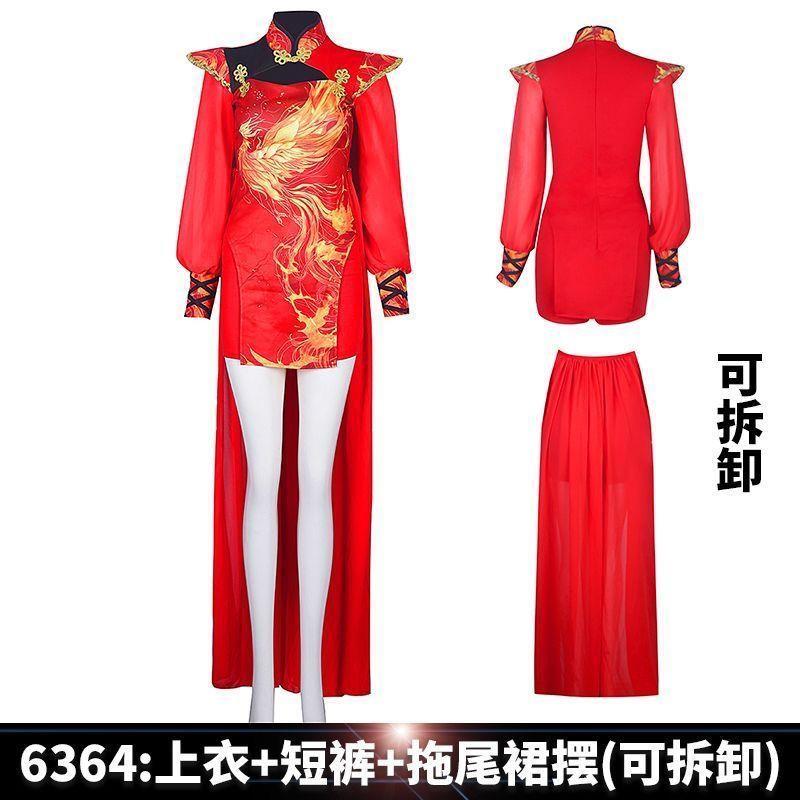 高档人爵士列演出服国潮中国风装商演成走秀系女团打歌服古风舞蹈