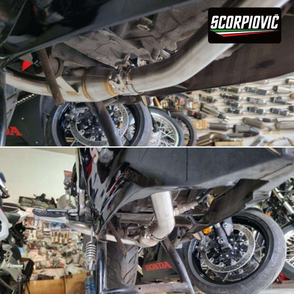 摩托机车全段排气管改装 极客飒155 Gixxer155不锈钢分体前段尾段