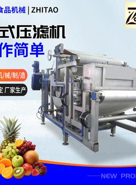 DYJ系列水果蔬菜汁快速过滤机全自动3T带式压滤机厂家生产