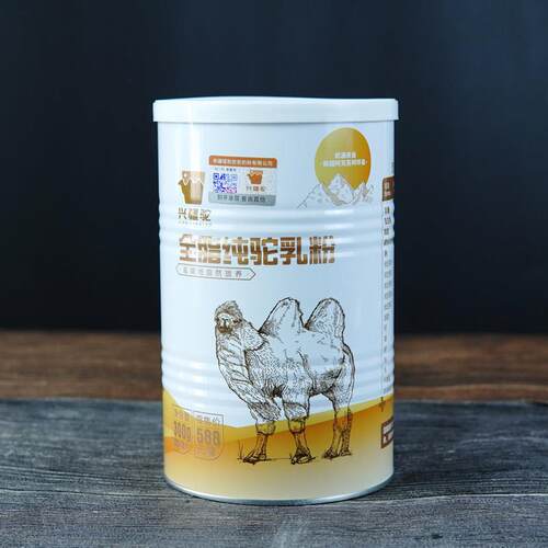 兴疆驼全脂纯驼奶粉300克罐装 独立小袋设计来自新疆阿克苏