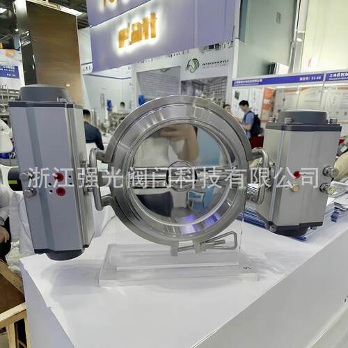 卫生级食品级不锈钢气动双转子计量阀快装卡箍法兰连接304/316L