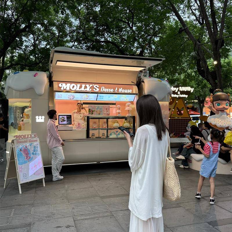 移动餐车小吃车厂家摆摊夜市奶茶汉堡售卖车景区商业街商用餐车