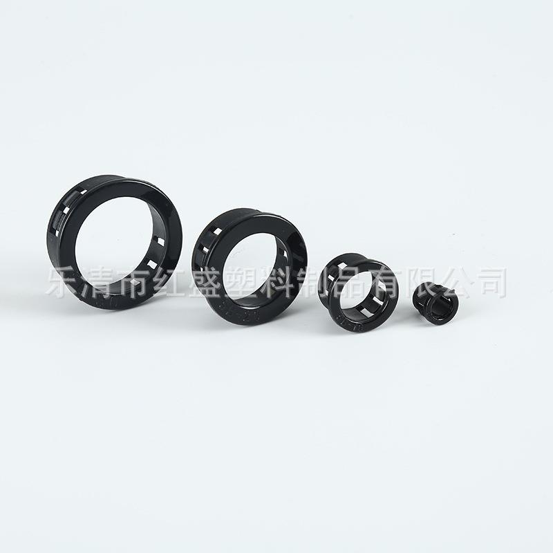 黑色规推入式卡齐全固电定线尼龙子塑料配件电线管固定卡推格入式