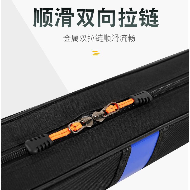 新款直销匠山1.米硬壳鱼竿包免拆除渔具包便携路亚大肚竿包渔具