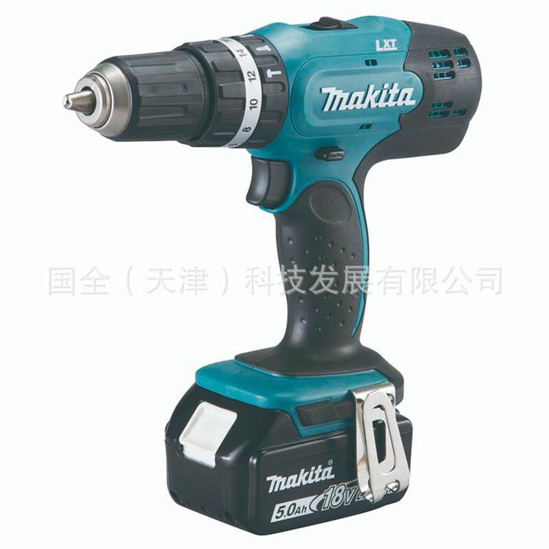 Makita牧田充电工具DHP453充电式冲击起子电钻18V锂电1/2夹头42Nm