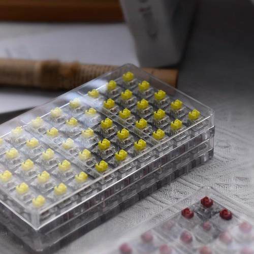 黑爵AS轴试轴器版机械键盘轴体红轴线性轴 黄轴类HP提前段落轴