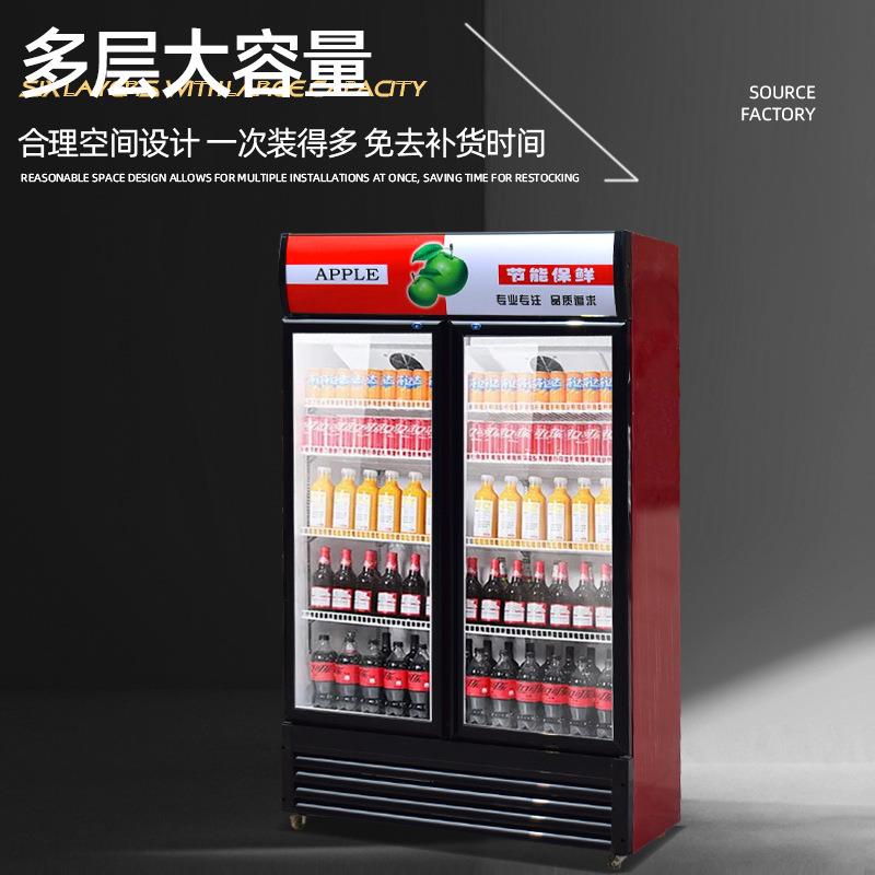 商用饮料柜 便利店餐饮店超市啤酒立式大容量饮料冷藏啤酒展示柜