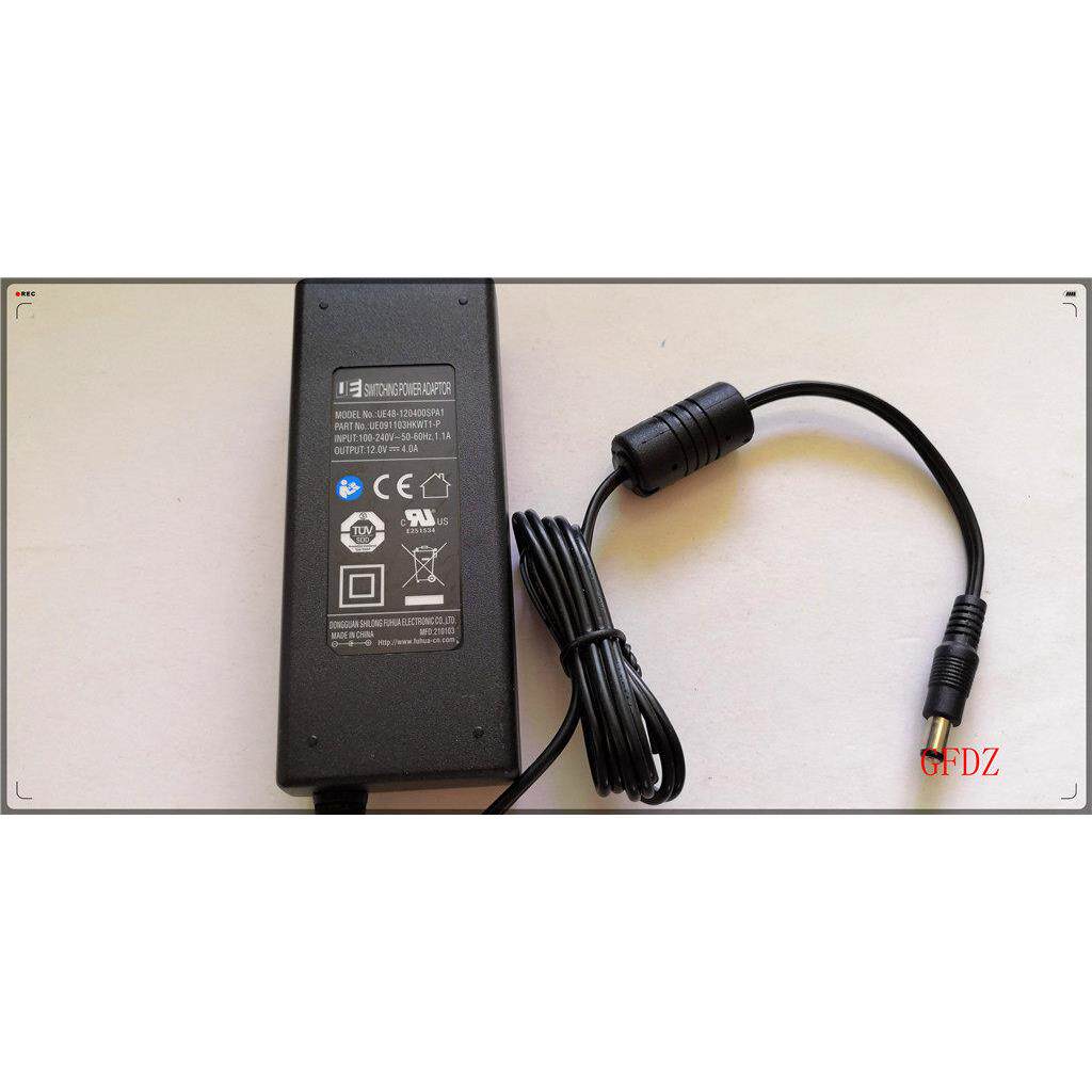 适用 UE48-120400SPA1 电源配接器 电源线 线 12V4A 充电器