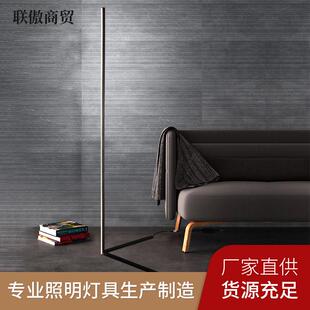 极简线条落地灯卧室床头灯客厅台灯房间氛围灯立式墙角创意沙发灯