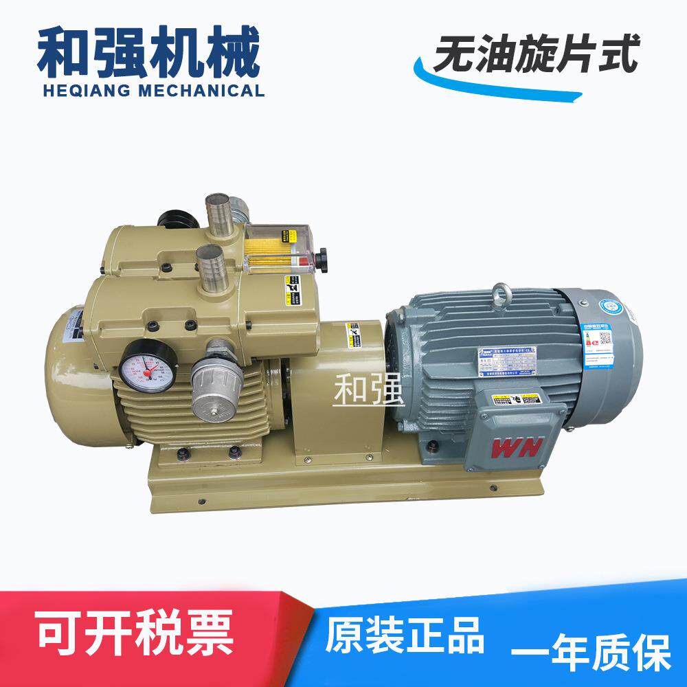 旋片式60立方真空泵HZB60-SS-V-03单吸三相电压气泵接口Rc1