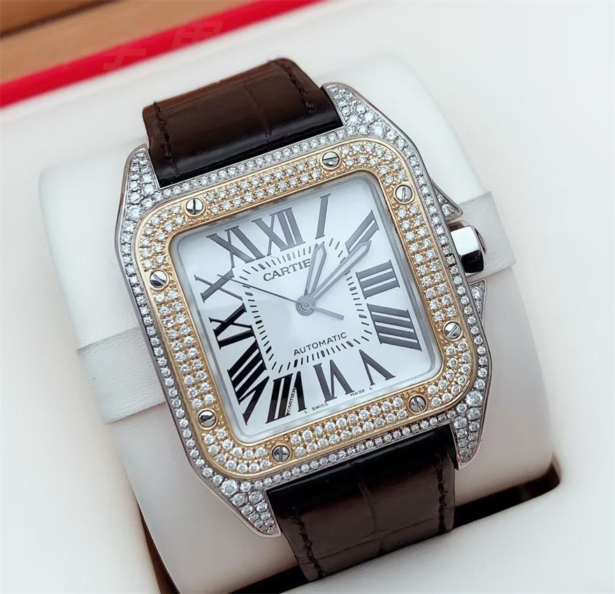 一口价[9.8新]卡地亚山度士系列自动机械男表W20072X7后镶钻,手表,二奢手表,淘宝优惠券,粉丝福利购,淘宝优惠卷