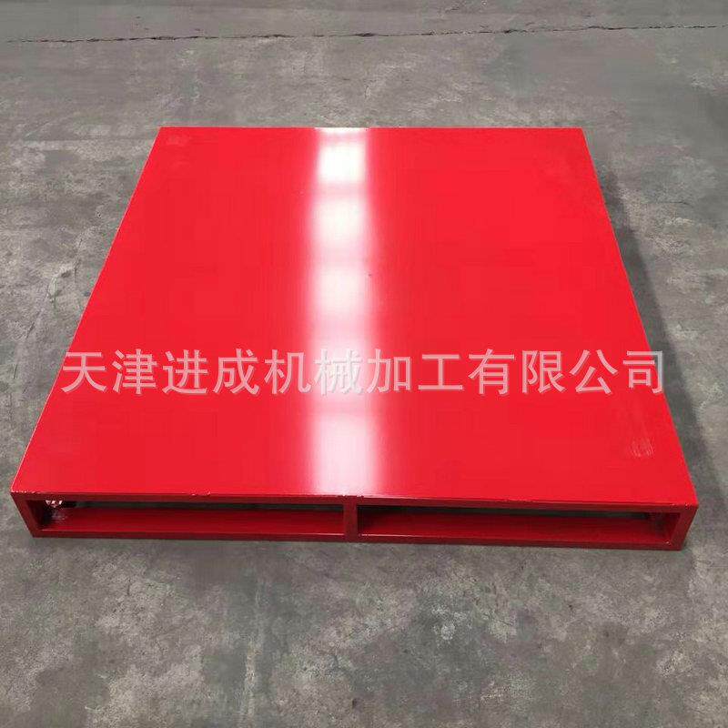 钢制托盘镀锌喷塑金属钢托盘货架铁物流铁拍子铁栈板镀锌加强型