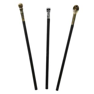 Skull Snake Halloween Pharaoh Toy Carved Scepter Funny