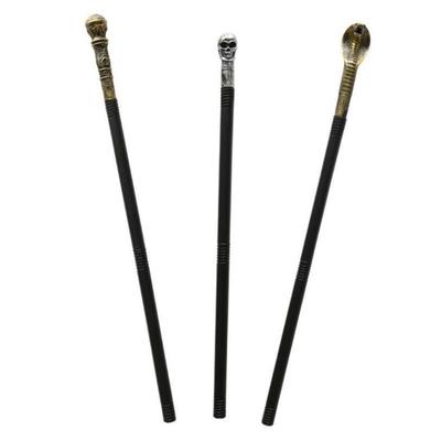 Funny Halloween Snake Skull Scepter Toy Carved Pharaoh