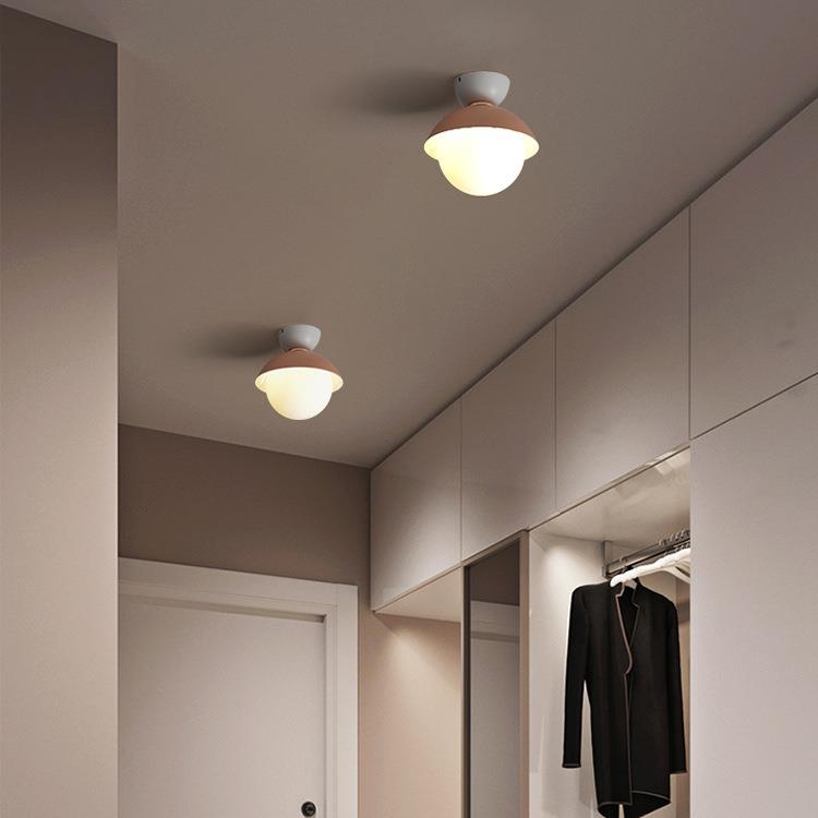 现代简约楼梯间过道阳台吸顶灯北欧软装设计师卧室床头玄关吸顶灯